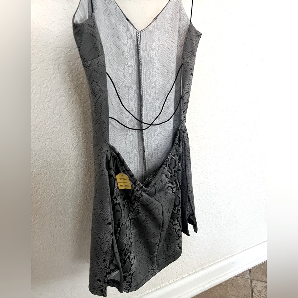 Street Code | Vintage “Snakeskin” Romper